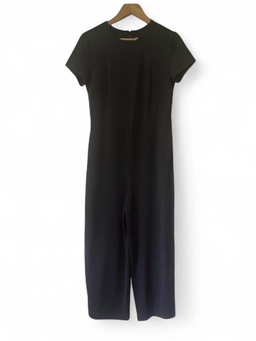 FLX Affirmation Wide Leg Jumpsuit M Slate Gray Blue Commuter Minimalist Gorpcore